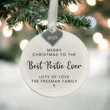 Postie, Postman, Post lady Personalised Christmas Bauble