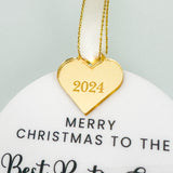 Postie, Postman, Post lady Personalised Christmas Bauble