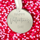 Happy Valentine's Day Cake Charm, Cupcake Topper or Gift Tag