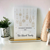 Ramadan Mubarak Personalised Countdown Sign