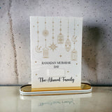 Ramadan Mubarak Personalised Countdown Sign
