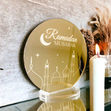 Ramadan Mubarak Mirror Decoration