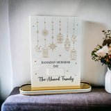 Ramadan Mubarak Personalised Countdown Sign