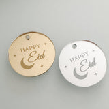 Happy Eid Mirror Cupcake Charm or Tag