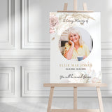In Loving Memory Personalised Photo Memorial Sign