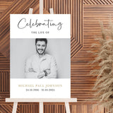 Celebration of Life Personalised Photo Memorial Sign
