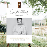 Celebration of Life Personalised Photo Memorial Sign