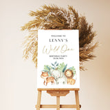 Children's 1st Birthday Party Personalised Welcome Sign