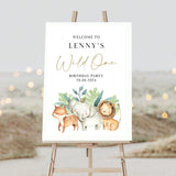 Children's 1st Birthday Party Personalised Welcome Sign