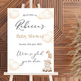 Baby Shower Personalised Welcome Sign
