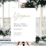 Will You Marry Me Personalised Sign