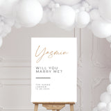 Will You Marry Me Personalised Sign