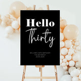 50th Birthday Party Personalised Welcome Sign - Any Age
