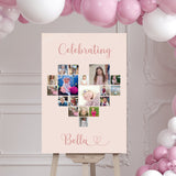 Birthday Party/Christening Personalised Photo Welcome Sign