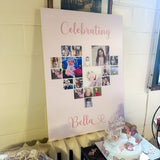 Birthday Party/Christening Personalised Photo Welcome Sign