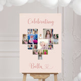 Birthday Party/Christening Personalised Photo Welcome Sign