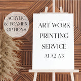 Print Your Own Double Sided Business Sign/Artwork