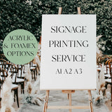Print Your Own Double Sided Business Sign/Artwork