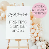 Print Your Own Double Sided Business Sign/Artwork