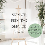 Print Your Own Double Sided Business Sign/Artwork