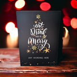 Works Christmas Party Welcome Sign