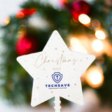 Business Logo Christmas Tree Star Topper