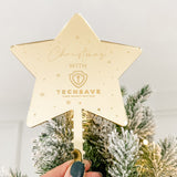Corporate Christmas Tree Customised Topper