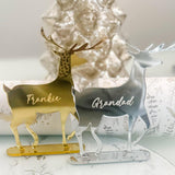 Luxury Engraved Reindeer Christmas Place Names