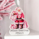 Children's Father Christmas Personalised Bauble
