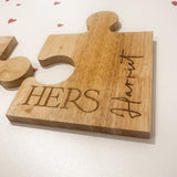 His & Hers Personalised Coaster Set