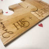 His & Hers Personalised Coaster Set