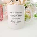 Happy 1st Mother's Day Nanny Mug, Personalised Photo Gift
