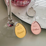 Easter Egg Personalised Drinks Charms