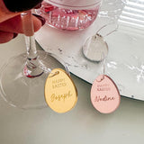 Easter Egg Personalised Drinks Charms