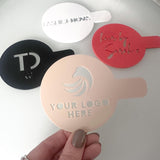 Customised Business Logo Coffee Stencil