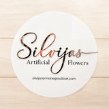 Luxury 3D Business Signage, Circular Acrylic Sign With Mirror Accents