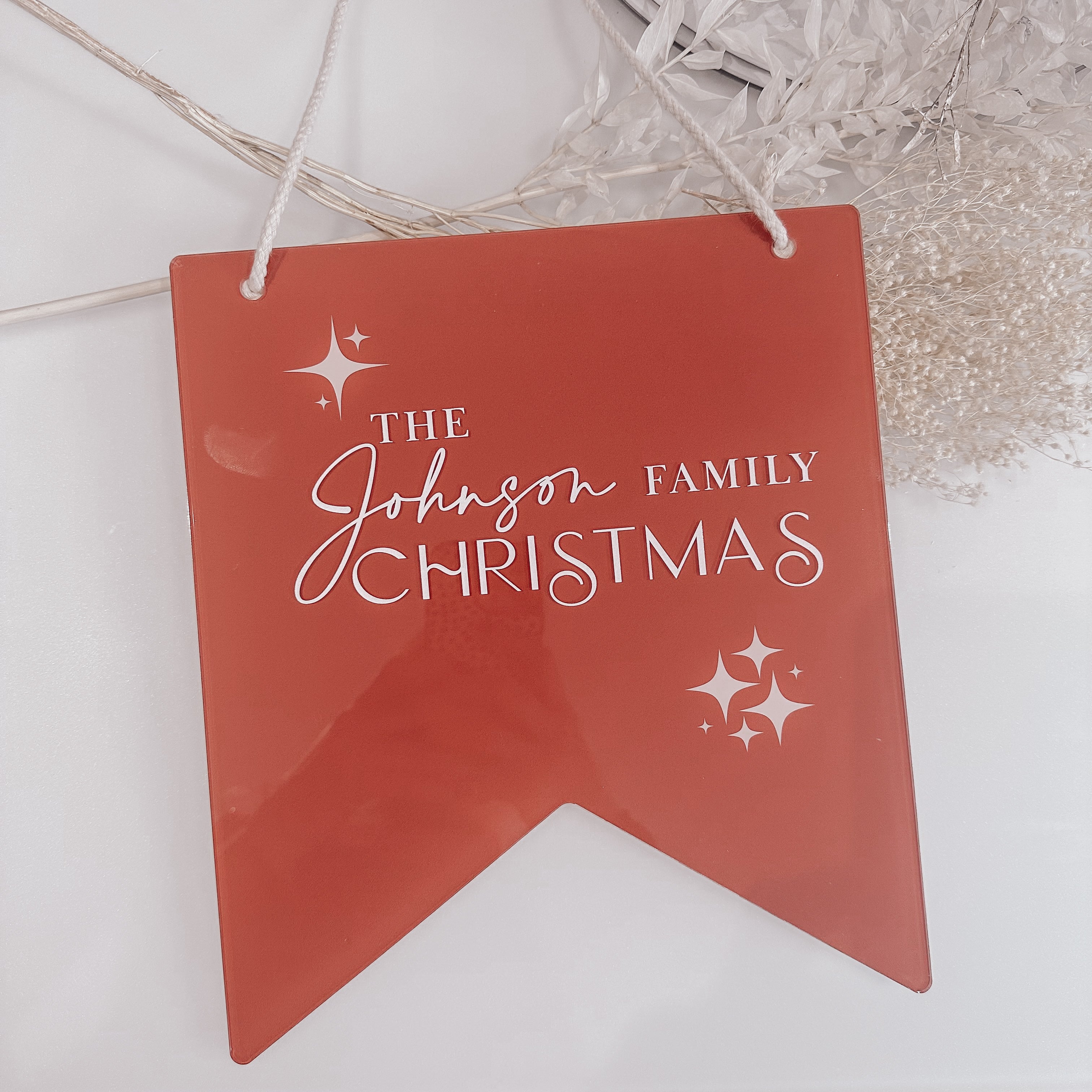Personalised Christmas Family Decoration