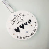 Pregnancy Announcement Christmas Gift For Grandparents