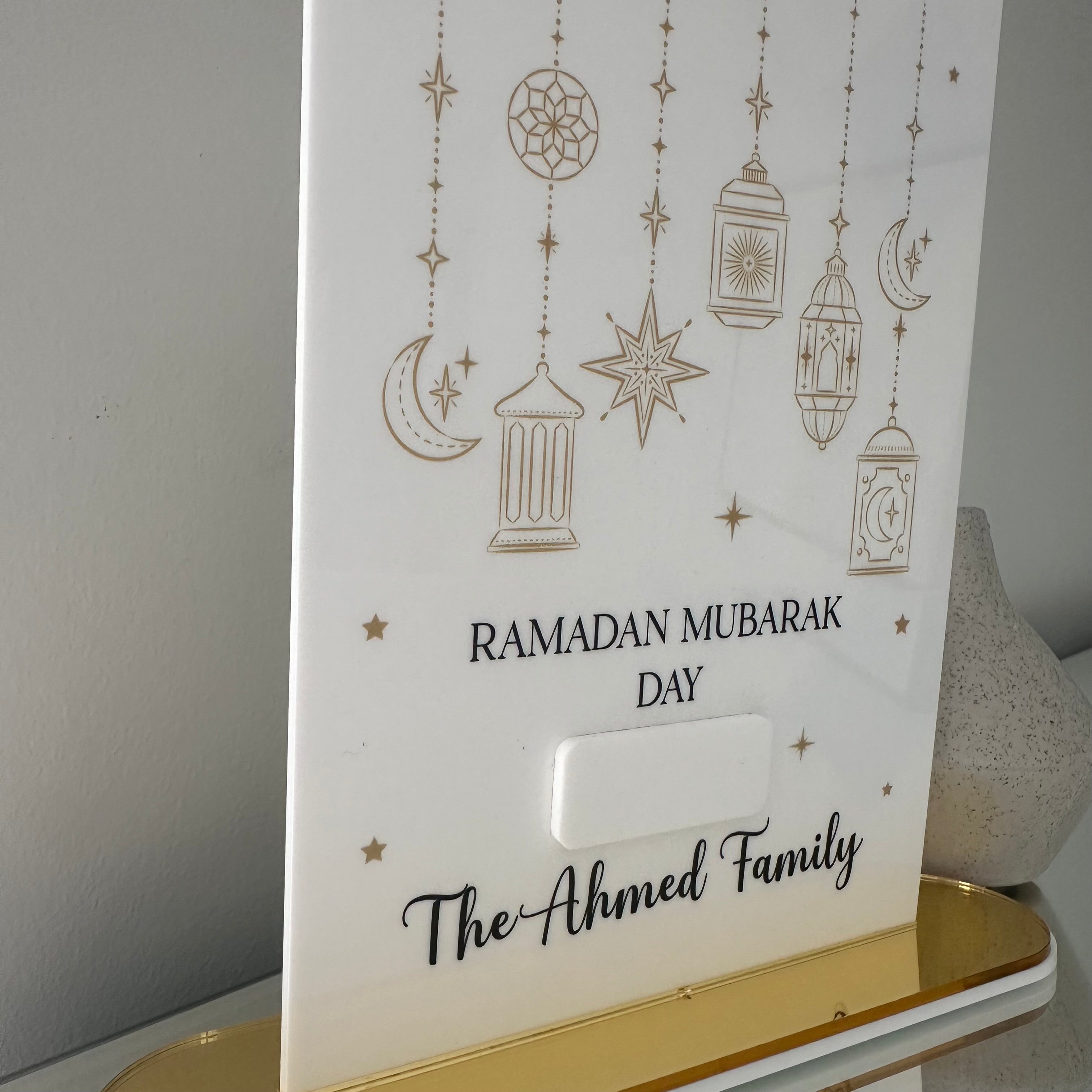 Ramadan Mubarak Countdown Calendar