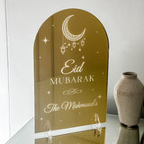 Eid Mubarak Gold Mirror Personalised Gift