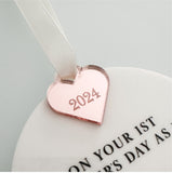 New Nanny 1st Mother's Day Personalised Keepsake Gift 