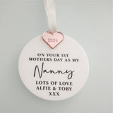 Nanny 1st Mother's Day Keepsake Present