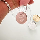 Prom Personalised Glass Markers