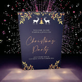 Corporate Business Christmas Party Sign