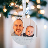 Daddy Personalised Christmas Tree Decoration