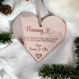 Personalised Nanny Christmas Gift