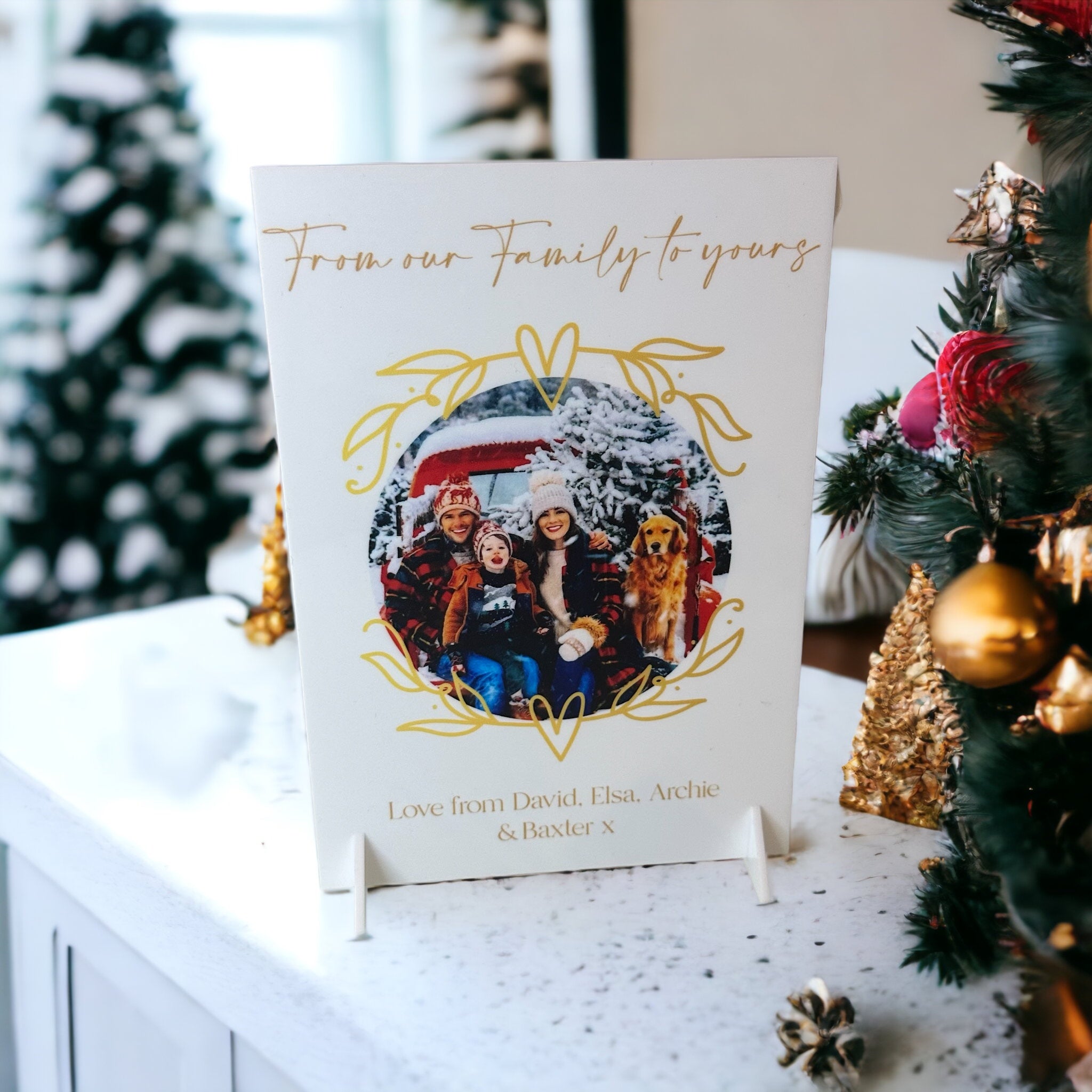 Luxury Family Photo Christmas Cards