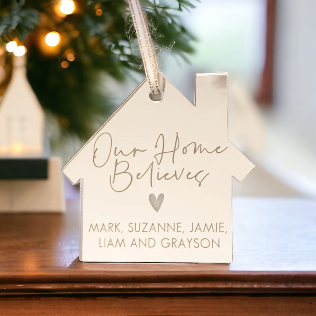 Personalised Family Christmas Decoration