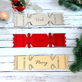 Christmas Cracker Personalised Party Place Names