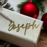 Luxury Name Christmas Gift Tags